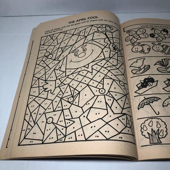 Vintage 1986 Golden Color / Activity Book So Much Fun Easter Coloring Book - Picture 12 of 14